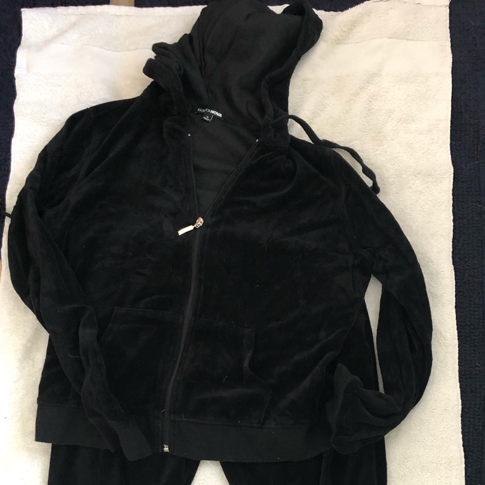 Fashion Nova tracksuit set jogger & hoodie